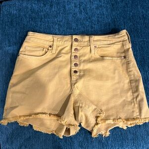 Yellow universal thread shorts